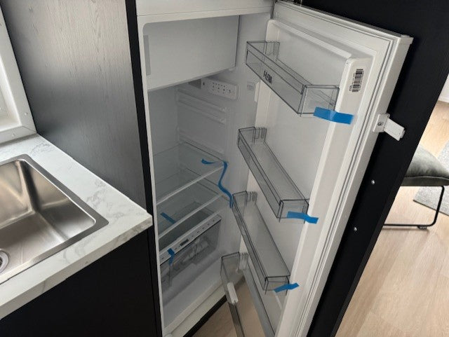 Wartungsfreies Chalet/Pflegeheim 12,00 x 4,00 Meter – 2 Schlafzimmer.