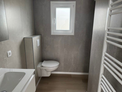 Wartungsfreies Chalet/Pflegeheim 12,00 x 4,00 Meter – 2 Schlafzimmer.