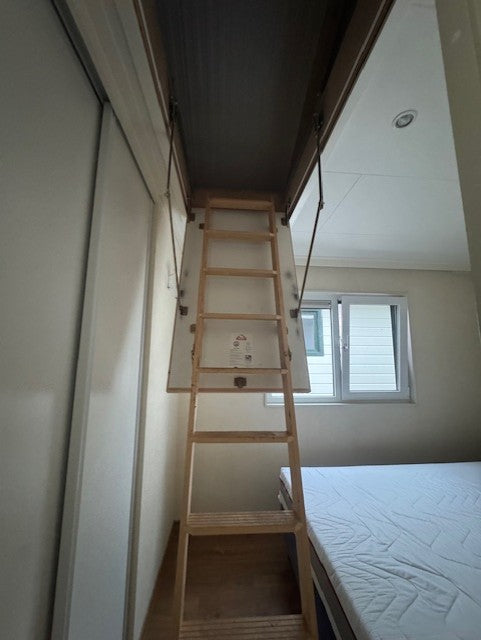 ** TOP chalet 2 slaapkamers douche/toilet en zolder 39.950,-**