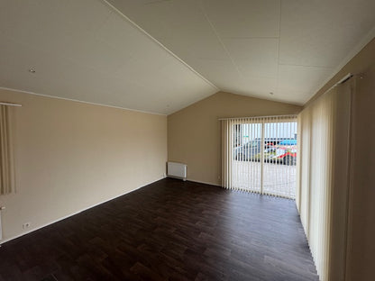 **TOP chalet 12.00 x 4.60 2 slaapkamers spiegelbeeld VERKOCHT**