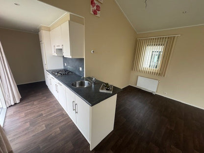 **TOP chalet 12.00 x 4.60 2 slaapkamers spiegelbeeld VERKOCHT**